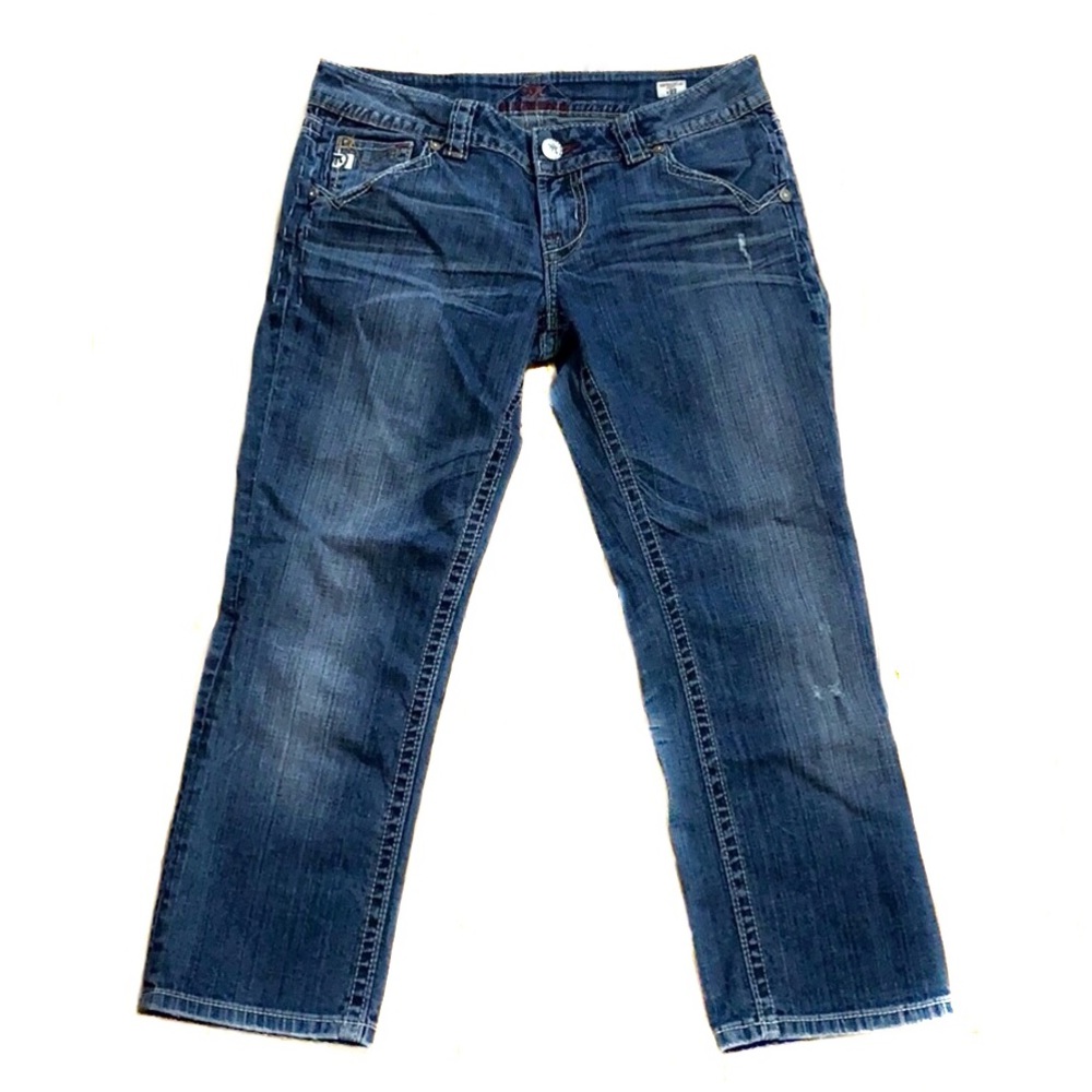 MEK Denim Crop Jeans